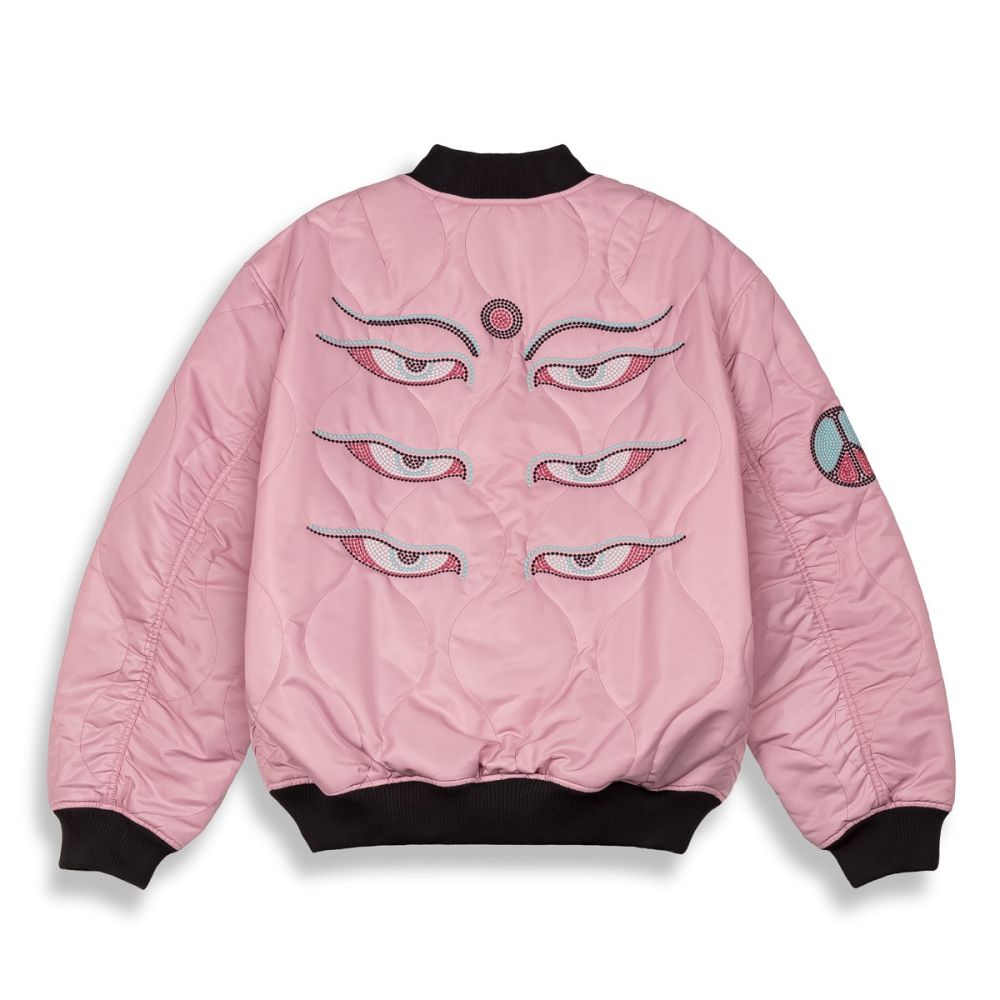 Chaqueta Bomber Grimey Peace Within Lilac