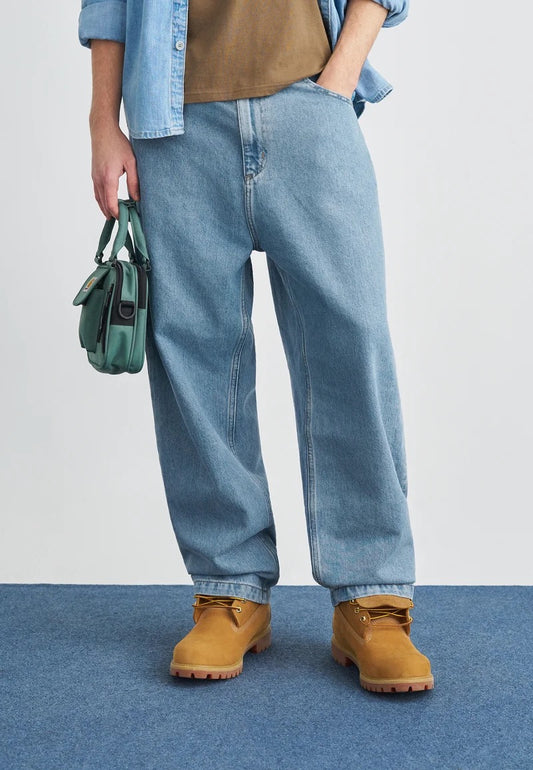 BRANDON PANT SMITH - Baggy Jeans - blue stone bleached